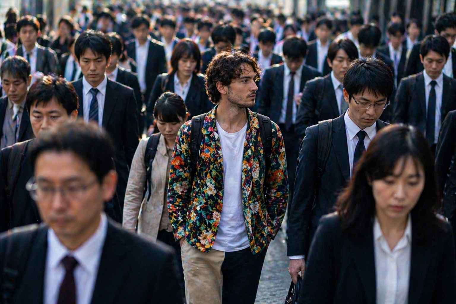 Visitors walk near Himeji Castle as tourists explore the historic site under bright daytime conditions